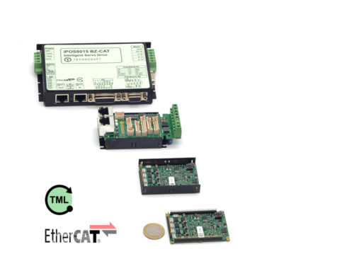 Klassenbester Motion Controller von Technosoft iPOS-Z STEUERUNGEN MIT ETHERCAT KOMMUNIKATION